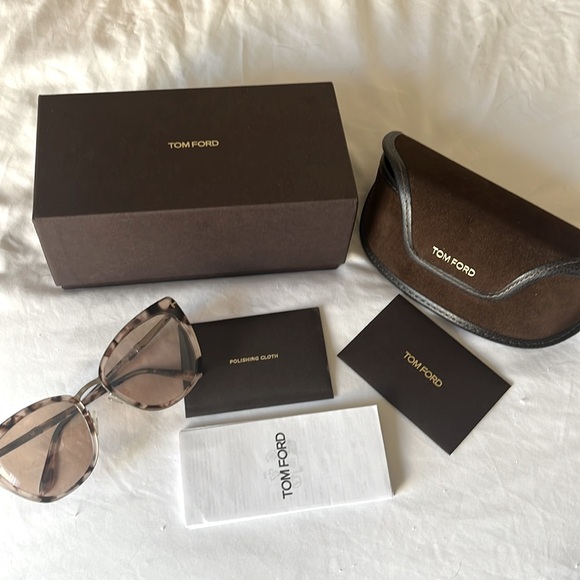 TOM FORD Simona 57MM Cat Eye Sunglasses - Picture 5 of 11